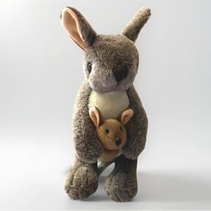Kangaroo Plush Stuffed Animal Mom Baby Joey‎ Wild Republic Adorable Collectible